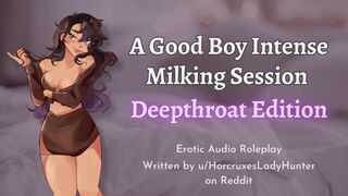 Intense Milking Session Deepthroat Edition | Mommy-Dom |